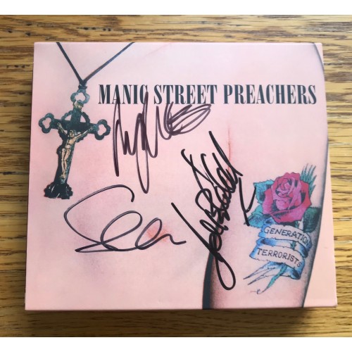 Manic Street Preachers Signed Generation Terrorists 20th Anniversary Edition CD Box Set