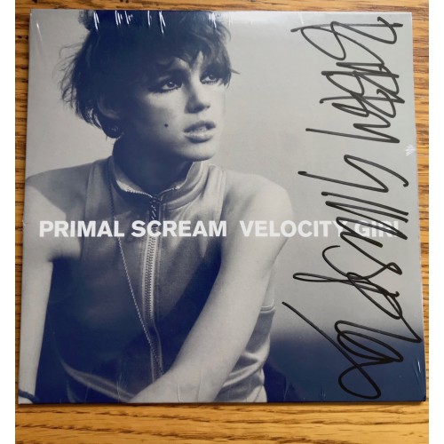 Primal Scream Bobby Gillespie Signed 7 Single Velocity Girl