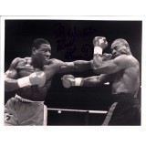 Frank Bruno Signed Boxing 8x10 Photograph In ActionAgainst Mike Tyson