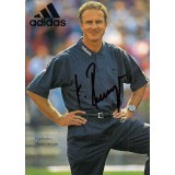 Karl Heinz Rummenigge German Legend signed Adidas