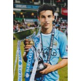 Jesus Navas Signed 8x12 Manchester City Premier League Champions Photo