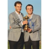 Molinari  Brothers Signed By Both  2010 Ryder Cup Photograph