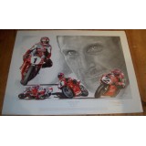 Carl Fogarty Signed 'Sporting Legends' Print