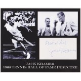 Jack Kramer 1947 Wimbledon Champion Signed 8x10 Display