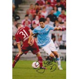 Stevan Jovetic Signed 8x12 Man City photograph