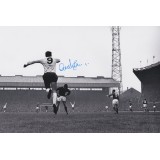 Alex Stepney Signed 8x12 Man Utd 1967 Charity Shield Photograph