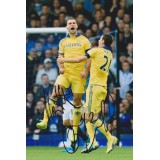 Nemanja Matic & Branislav Ivanovic Signed 8x12 Chelsea Photograph