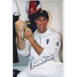 Marcus Trescothick 12x8 Signed 2005 Ashes Photograph