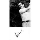 Sam Torrance Signed Card & 7x8 Golf Photograph