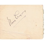 Ben Lyon (1901-1979) Silent Film Actor Signed Album Page