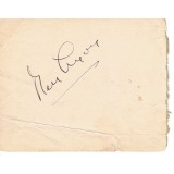 Ben Lyon (1901-1979) Silent Film Actor Signed Album Page
