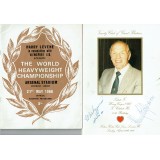 Muhammad Ali & Henry Cooper Dual Signed 50th Birthday Program & Ali Cooper Fight Program