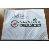 Rory Mcilroy Signed  Irish Open Dubai Duty Free Golf  Flag (Rare Full Un-Rushed Autograph)..