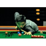 Ding Junhui Signed Snooker 8x12 Photograph