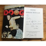 Derek Dougan Signed Hardback Book DOOG