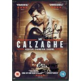 Joe & Enzo Calzaghe Signed DVD Insert of Mr Calzaghe Fighter Champion Legend