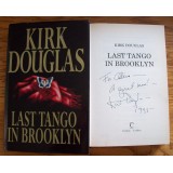 Kirk Douglas Signed & Dedicated 'LAST TANGO IN BROOKLYN' Hardback Book