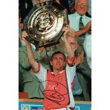 Nigel Winterburn Signed Arsenal 12x8 Charity Shield Cup Football Photograph