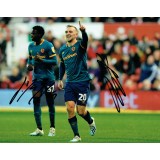 Jarrod Bowen and Leanardo Lopes Dual Signed Hull City 10 x 8 inch Football Photograph