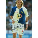 Robbie Savage Signed Blackburn Rovers 8x12 Football Photograph