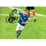 Jonjoe Kenny Signed Schalke German Bundesliga 8x 12 Inch Football Photograph