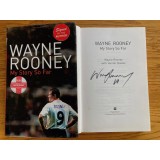 Wayne Rooney Signed My Story So Far Hardback book.