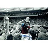 Trevor Brooking Signed West Ham 12 x 8 inch 1980 FA Cup Celebration Photograph
