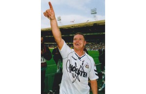 Paul Gascoigne Signed 8x12 Spurs 1991 Semi Final Arsenal Defeat Photograph