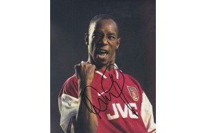 Ian Wright Signed 8x10 Arsenal Photo