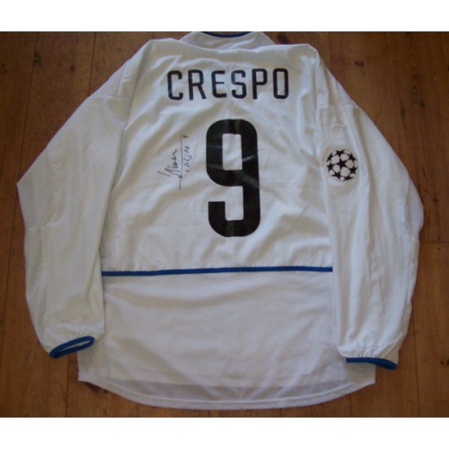 Hernan Crespo Signed Game Worn Inter Milan Shirt