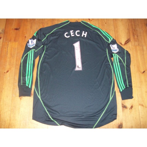 Petr Cech Signed Match Worn 2009/10 Chelsea Double Season Away Shirt
