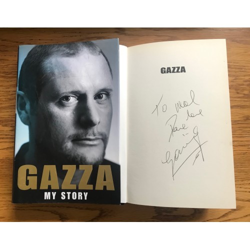 Paul 'Gazza' Gascoigne Signed GAZZA MY STORY Book