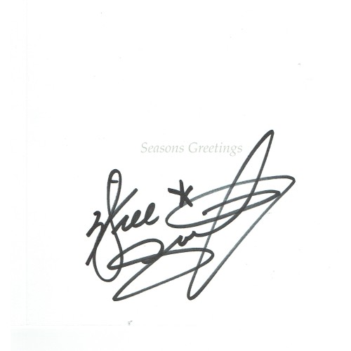 Will Smith Signed Christmas Card Full Signature 1990-2000 (Watch Video) 