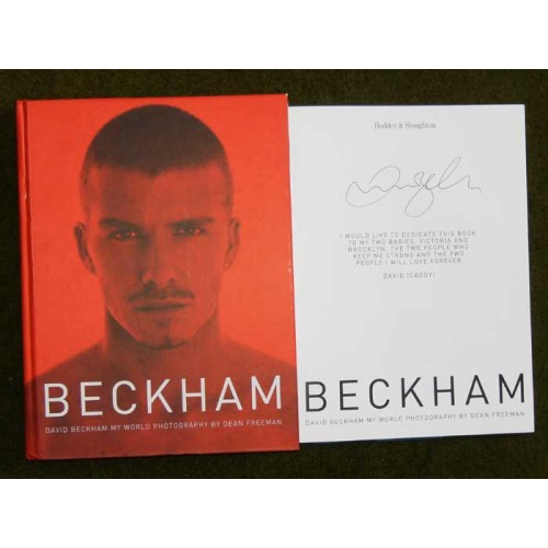David BECKHAM signed 6 x Hardback Book 'My World'!