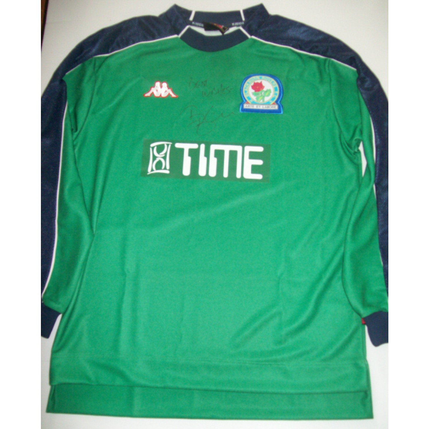 Brad Friedel Signed Blckburn Rovers Goalkeeping Replica Shirt 25013 Brad Friedel Signed Blckburn Rovers Goalkeeping Replica Shirt 25013