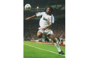 Luis Figo Signed 8x12 Inch Real Madrid Photograph