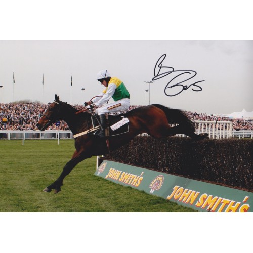 Barry Gerahty  Signed 8x12 Horse Racing Photo