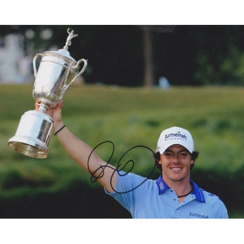 Rory Mcilroy Signed 8x10 2011 US Open Golf Photograph