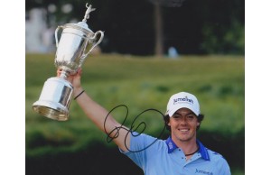 Rory Mcilroy Signed 8x10 2011 US Open Golf Photograph