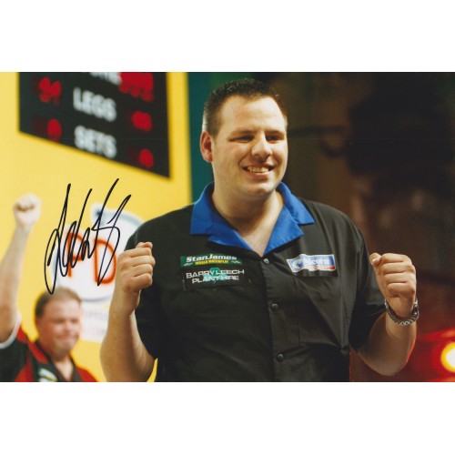 Adrian Lewis 8x12 Darts Signed Photo!