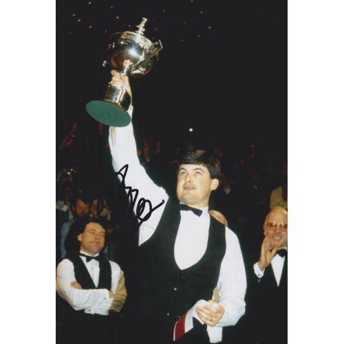 John Parrott 8x12 Signed Snooker Photo!