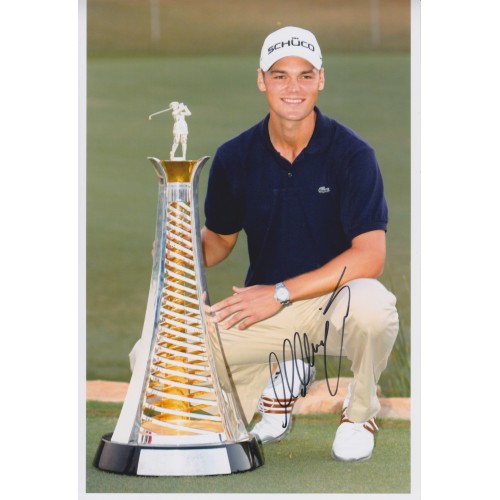 Martin Kaymer 8x12 Signed 2010 Race To Dubai Photograph