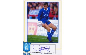 Graeme Sharp 8x12 Signed Everton Photograph