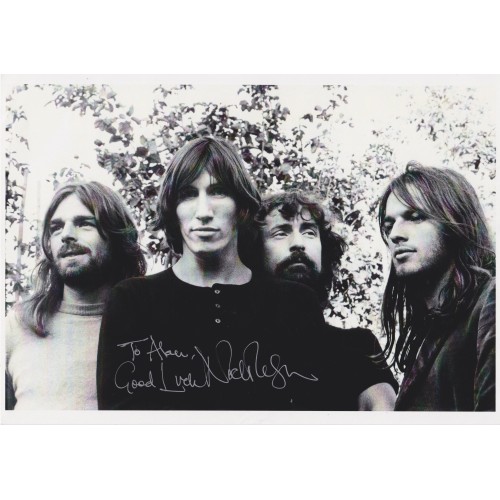 Pink Floyd Nick Mason Signed 8x12 Photograph