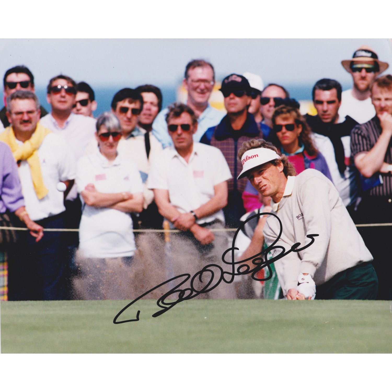 Bernhard Langer Signed 8 X 10 Open Golf Championship Photograph 21720