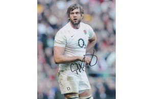 Geoff Parling Signed 8x10 England Rugby Photograph