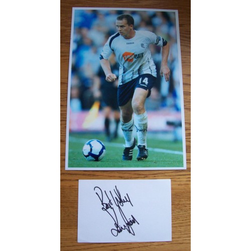 Kevin Davies Signed Card & Bolton Photograph
