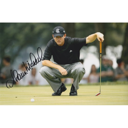 Shaun Micheel 12x8 Signed Golf Photograph