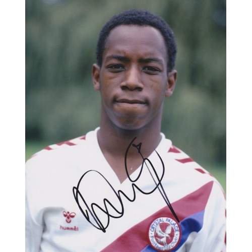 Ian Wright Signed 8x10 Crystal Palace Photograph