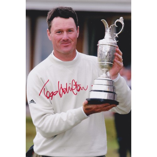 Todd Hamilton 12x8 Signed 2004 Open Championship Photograph